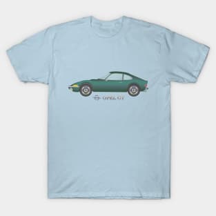 Opel GT, green T-Shirt